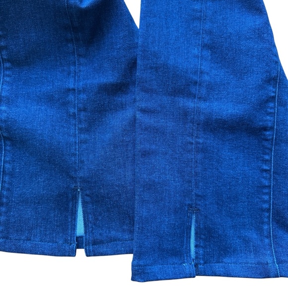 Joe's THE ALEXIS bootcut jeans size 31 with front slits dark blue - Picture 5 of 12
